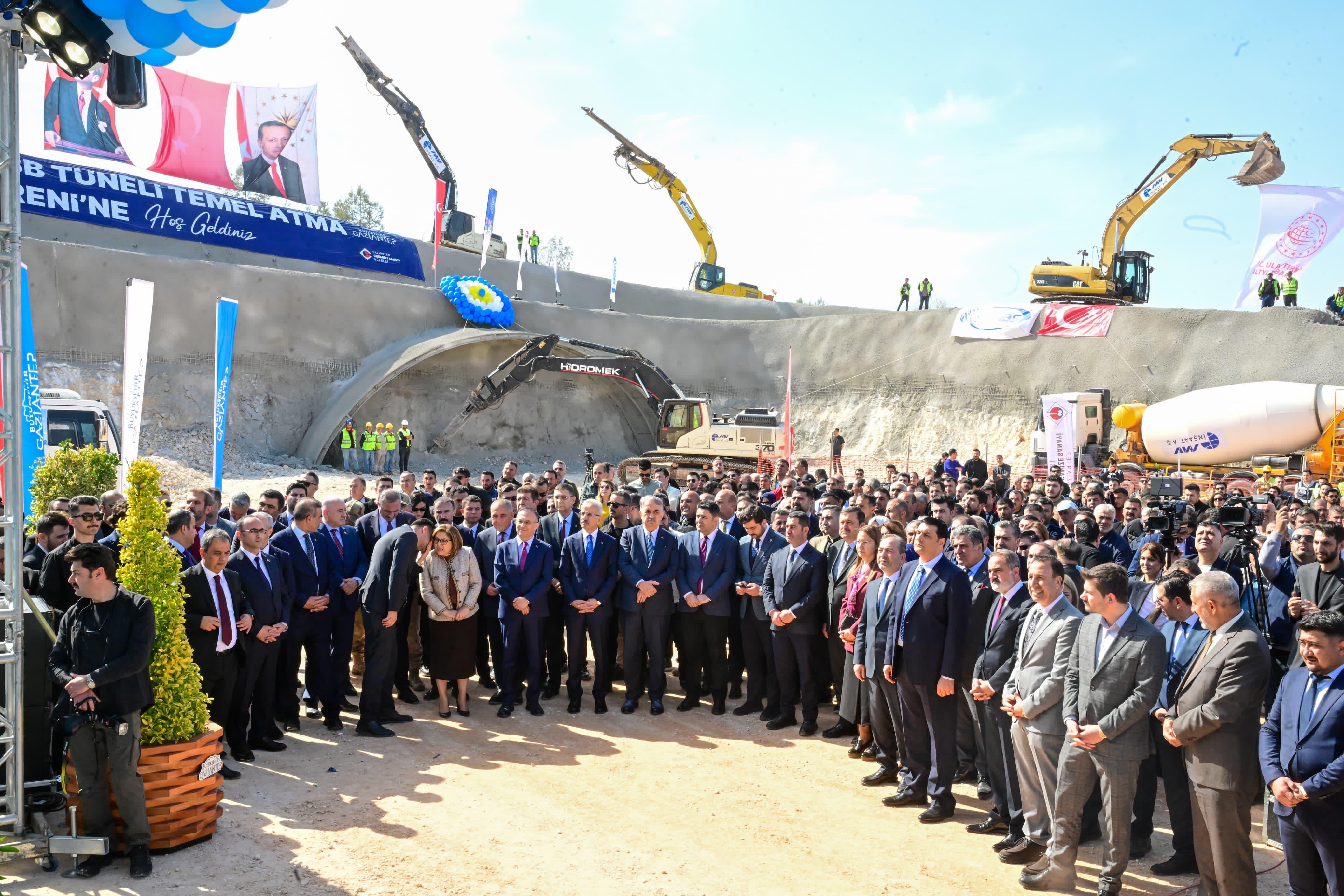 Gaziantep’te Ulaşımda Yeni Dönem: Dülük-OSB Tüneli Temel Atma Töreni